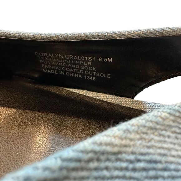 Revolve Steve Madden Coralyn Denim Jean Slingback Pointed Toe Flat NWOT - Picture 10 of 10